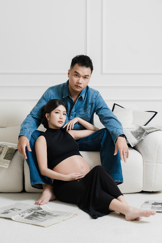 SJwedding鯊魚婚紗婚攝團隊水牛在MON AMIE STUDIO拍攝的孕婦寫真”