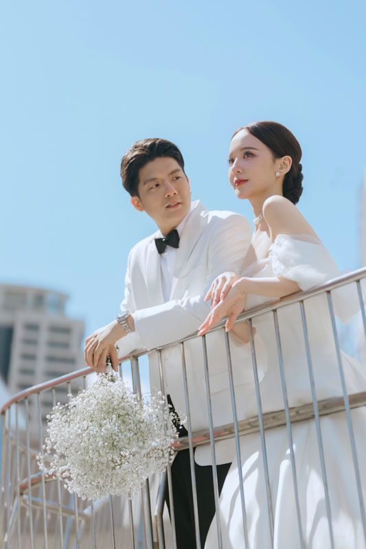 SJwedding鯊魚婚紗婚攝團隊雨翰在台北拍攝的自助婚紗” width=