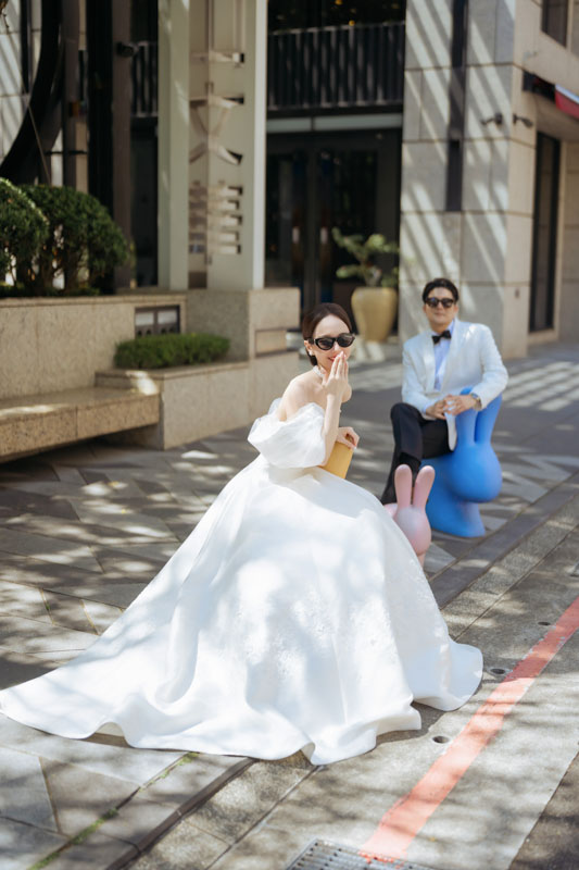 SJwedding鯊魚婚紗婚攝團隊雨翰在台北拍攝的自助婚紗” width=